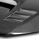 SEIBON CWII-Style Carbon Fiber Hood - 2008-2014 Subaru WRX/STI - alternate view 3