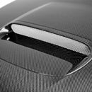 SEIBON OE-Style Carbon Fiber Hood - 2008-2014 Subaru WRX/STI - alternate view 2