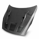 SEIBON GTII-Style Hood - 2009-2016 Nissan GT-R (R35) - Matte Dry Carbon Fiber