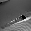 SEIBON GTII-Style Hood - 2009-2016 Nissan GT-R (R35) - Matte Dry Carbon Fiber - alternate view 3