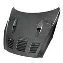 SEIBON GTII-Style Hood - 2009-2016 Nissan GT-R (R35) - Gloss Carbon Fiber
