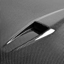 SEIBON GTII-Style Hood - 2009-2016 Nissan GT-R (R35) - Gloss Carbon Fiber - alternate view 2