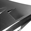 SEIBON GTII-Style Hood - 2009-2016 Nissan GT-R (R35) - Gloss Carbon Fiber - alternate view 3