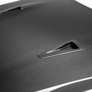 SEIBON OE-Style Hood - 2009-2016 Nissan GT-R (R35) - Gloss Carbon Fiber - alternate view 2