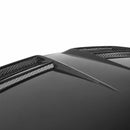 SEIBON DV-Style Carbon Fiber Hood - 2010-2014 VW Golf / GTI (Shaved) - alternate view 2