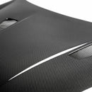 SEIBON TM-Style Carbon Fiber Hood - 2010-2014 VW Golf / GTI (Shaved) - alternate view 2