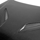 SEIBON OE-Style Carbon Fiber Hood - 2013-2016 Hyundai Genesis 2dr - alternate view 1