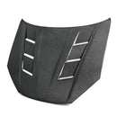 SEIBON TS-Style Carbon Fiber Hood - 2013-2016 Hyundai Genesis 2dr