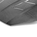SEIBON TS-Style Carbon Fiber Hood - 2013-2016 Hyundai Genesis 2dr - alternate view 3