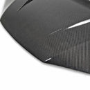 SEIBON VSII-Style Carbon Fiber Hood - 2014-2015 Honda Civic 2DR - alternate view 3