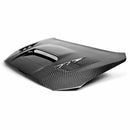 SEIBON CW-Style Carbon Fiber Hood - 2015-2021 Subaru WRX/STI - alternate view 1