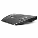 SEIBON TV-Style Carbon Fiber Hood - 2015-2018 Ford Focus - alternate view 1