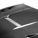 SEIBON TV-Style Carbon Fiber Hood - 2015-2018 Ford Focus - alternate view 2