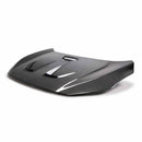 SEIBON MR-Style Carbon Fiber Hood - 2016-2021 Honda Civic 2DR/4DR - alternate view 1
