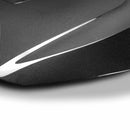 SEIBON TR-Style Carbon Fiber Hood - 2016-2021 Honda Civic 2DR/4DR - alternate view 3