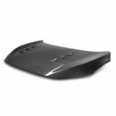 SEIBON TS-Style Carbon Fiber Hood - 2016-2021 Honda Civic 2DR/4DR - alternate view 1