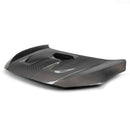 SEIBON MR-Style Carbon Fiber Hood - 2017-2020 Honda Civic Type R - alternate view 1