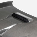 SEIBON MR-Style Carbon Fiber Hood - 2017-2020 Honda Civic Type R - alternate view 2