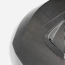 SEIBON MR-Style Carbon Fiber Hood - 2017-2020 Honda Civic Type R - alternate view 3