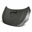SEIBON OE-Style Hood - 2017-2021 Honda Civic Type R (FK8) - Matte Dry Carbon Fiber