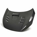 SEIBON TS-Style Carbon Fiber Hood - 2017-2021 Honda Civic Type R (FK8)