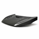 SEIBON TS-Style Carbon Fiber Hood - 2017-2021 Honda Civic Type R (FK8) - alternate view 1