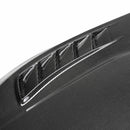 SEIBON TSII-Style Carbon Fiber Hood - 2017-2021 Honda Civic Type R (FK8) - alternate view 3