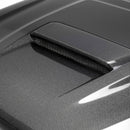 SEIBON TR-Style Carbon Fiber Hood - 2016-2023 Toyota Tacoma - alternate view 2