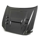 SEIBON TS-Style Carbon Fiber Hood - 2016-2023 Toyota Tacoma