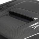 SEIBON TS-Style Carbon Fiber Hood - 2016-2023 Toyota Tacoma - alternate view 2