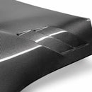 SEIBON TSII-Style Double-Sided Carbon Fiber Hood - 2020-2023 Toyota Supra (A90/A91) - alternate view 3