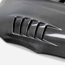 SEIBON TV-Style Double-Sided Carbon Fiber Hood - 2020-2023 Toyota Supra - alternate view 2