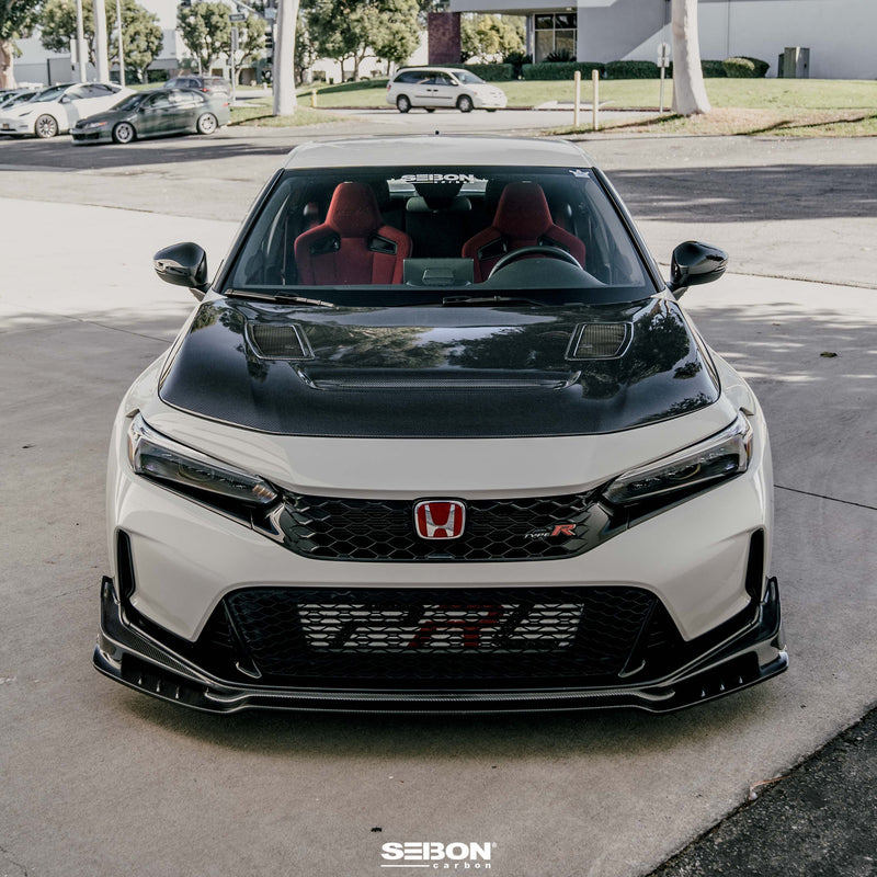 SEIBON GT-Style Double-Sided Carbon Fiber Hood - 23+ Honda Civic Type R (FL5)