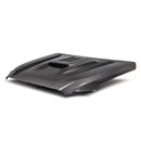 SEIBON TR-Style Carbon Fiber Hood - 2024-2025 Toyota Tacoma and 2025 Toyota 4Runner - alternate view 1