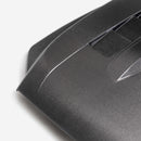 SEIBON TS-Style Carbon Fiber Hood - 2024-2025 Toyota Tacoma and 2025 Toyota 4Runner - alternate view 2