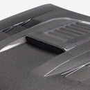 SEIBON TS-Style Carbon Fiber Hood - 2024-2025 Toyota Tacoma and 2025 Toyota 4Runner - alternate view 3