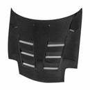 SEIBON TS-Style Carbon Fiber Hood - 1993-2002 Mazda RX-7 (FD3S)