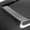 SEIBON KB-Style Carbon Fiber Hood - 1993-1998 Toyota Supra - alternate view 2