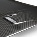 SEIBON KB-Style Carbon Fiber Hood - 1993-1998 Toyota Supra - alternate view 3