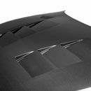 SEIBON TS-Style Carbon Fiber Hood - 1993-1998 Toyota Supra - alternate view 3