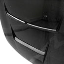 SEIBON DV-Style Carbon Fiber Hood - 1995-1996 Nissan 240SX - alternate view 1