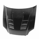 SEIBON TS-Style Carbon Fiber Hood - 1996-1998 Honda Civic