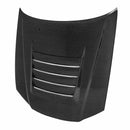 SEIBON DS-Style Carbon Fiber Hood - 1999-2001 Nissan Skyline R34 GT-R (BNR34)