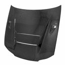 SEIBON DVII-Style Carbon Fiber Hood - 1999-2001 Nissan S15