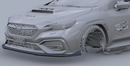 HKS Type-S Front Bumper Spoiler - 22+ Subaru WRX (VB)
