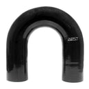 HPS Performance Silicone Elbow - 180 Degree – Length 4-1/2", 4-ply Polyester, 350F | HTSEC180-200-BLK - HTSEC180-200-BLK