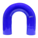 HPS Performance Silicone Elbow - 180 Degree – Length 4-1/2", 4-ply Polyester, 350F | HTSEC180-175-BLK - HTSEC180-175-BLUE