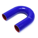 HPS Performance Silicone Elbow - 180 Degree – Length 4-1/2", 4-ply Polyester, 350F | HTSEC180-300-BLK