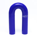 HPS Performance Silicone Elbow - 180 Degree – Length 4-1/2", 4-ply Polyester, 350F | HTSEC180-075-BLK - HTSEC180-075-BLUE