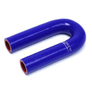HPS Performance Silicone Elbow - 180 Degree – Length 4-1/2", 4-ply Polyester, 350F | HTSEC180-075-BLK